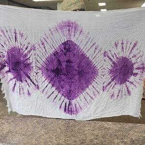 Purple Tie-Dye Wall Hanging
